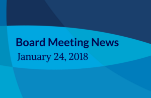 Jan 24 board Meeting news