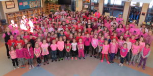 Eleanor Hall School pink shirt day 2018