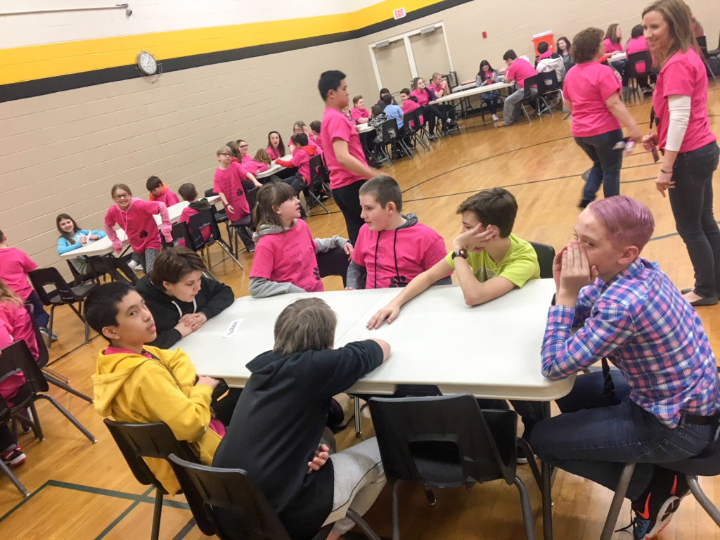 Swan Hills School Pink shirt day 2018