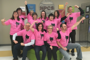 NPCS Staff Pink Shirt Day 2018