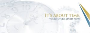 It's about time. Your future starts now.