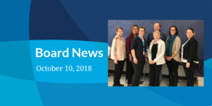 Oct 10 2018 Board meeting news
