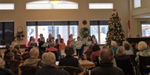 PNCS Students sing for seniors