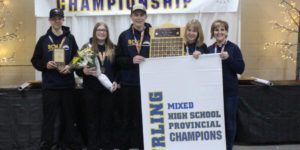 BCHS Mixed curling provincial gold