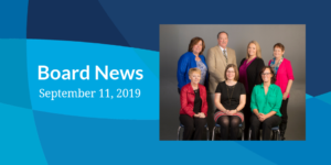 September 11 2019 Board Meeting News