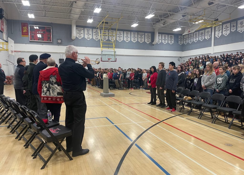 RF Staples Remembrance 2022 Pembina Hills School Division